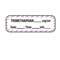 Nevs Label, Trimethaphan 1/2" x 1-1/2" White w/Violet stripes & Black LANT-2842D - alternate 1